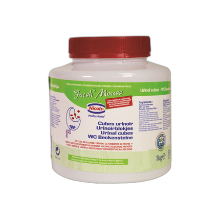 Nicols Cubes Urinoirs Parfumés Citron - 1kg