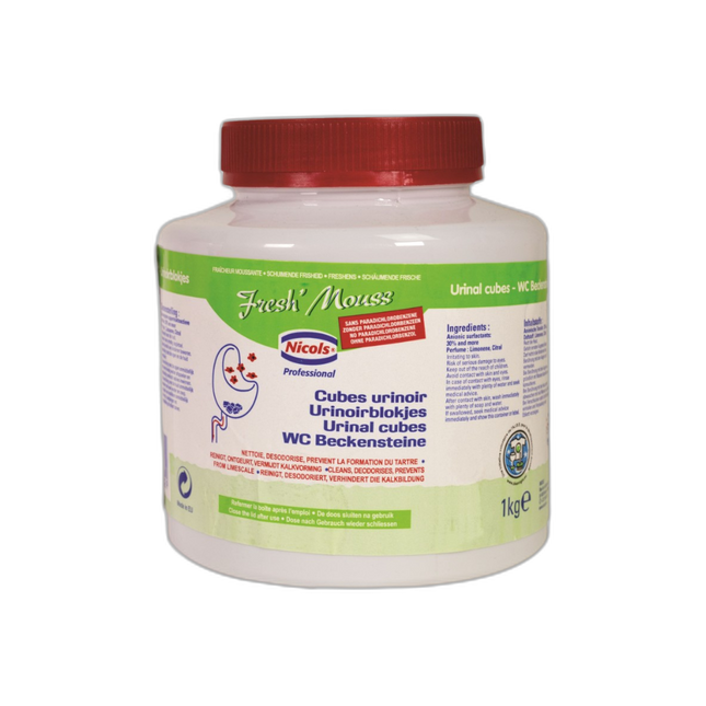 Nicols Cubes Urinoirs Parfumés Citron - 1kg