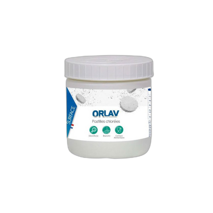 Orlav - Pastilles Javel Désinfectantes, 150 pastilles (500g)