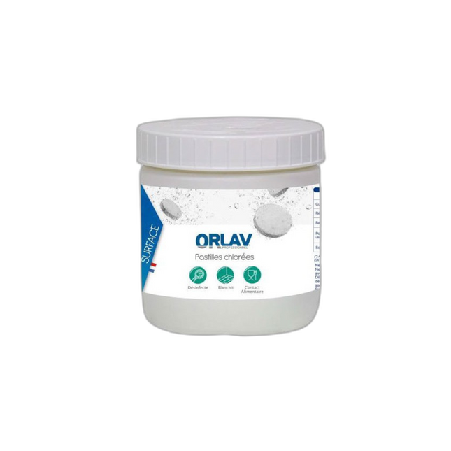 Orlav - Pastilles Javel Désinfectantes, 150 pastilles (500g)