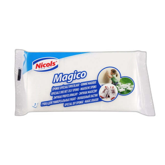 Nicols - Éponge Magique Gomme Efface-Taches x3