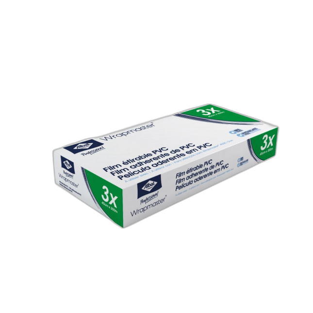 Film alimentaire Wrapmaster 45cm x 300m - Carton de 3