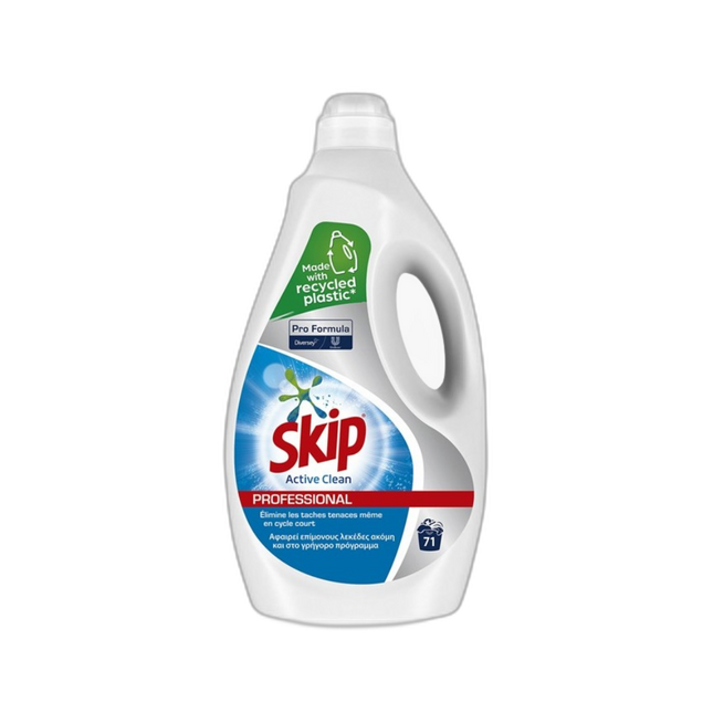 Lessive Liquide SKIP Active Clean Tous Textiles - Bidon 5L