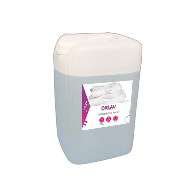 Assouplissant Textile Orlav - Liquide Professionnel 20L