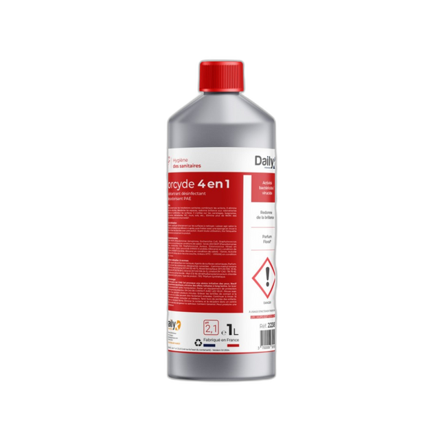 FORCYDE - Gel nettoyant 4en1 détartrant désinfectant 1L