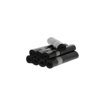 Sac poubelle 100L noir 45 microns - Rouleau de 25 sacs
