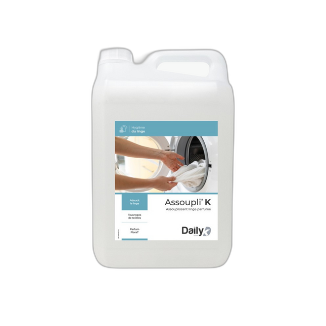 DailyK Assouplissant Linge Floral - Bidon 5L