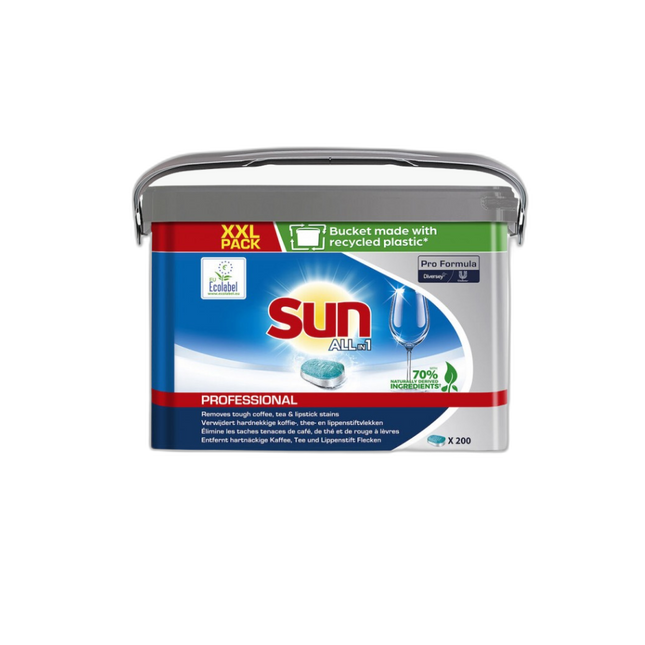 Sun Pro Formula Pastilles Lave-Vaisselle Tout en 1 - 200