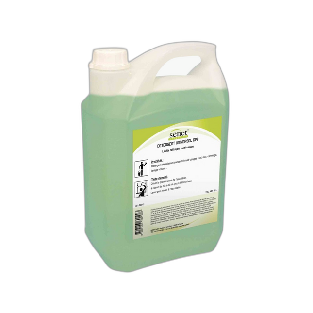 Détergent Universel Concentré Senet DP9 - Bidon 5L