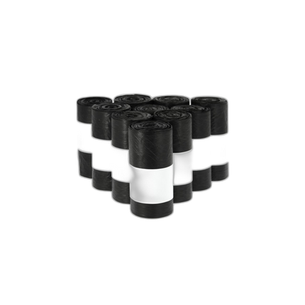 Sacs Poubelle 50L Noir HD 14 Microns - Lot de 50