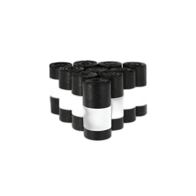 Sacs Poubelle 50L Noir HD 14 Microns - Lot de 50