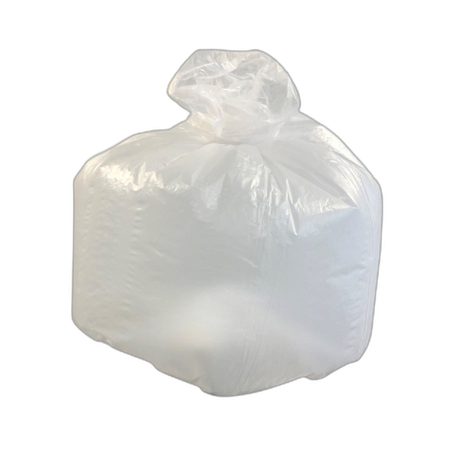 Sac poubelle blanc 50L - 30 microns - Lot de 500
