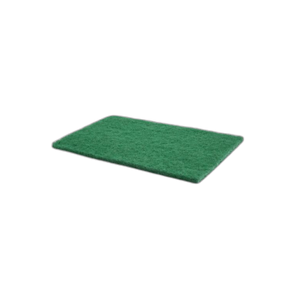 Tampon Abrasif Vert 15x23cm - Éponge Décapante - Pack de 10