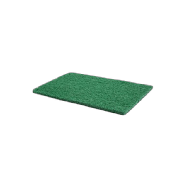 Tampon Abrasif Vert 15x23cm - Éponge Décapante - Pack de 10