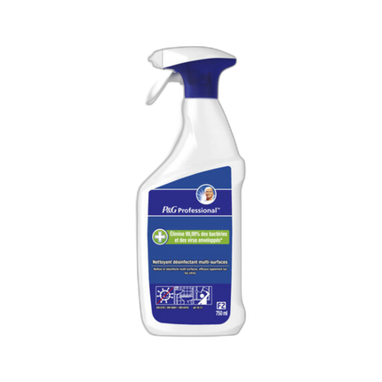 P&G Professional F2 Nettoyant Désinfectant Spray 750ml