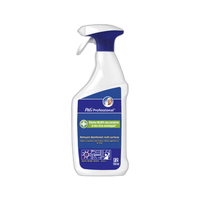 P&G Professional F2 Nettoyant Désinfectant Spray 750ml