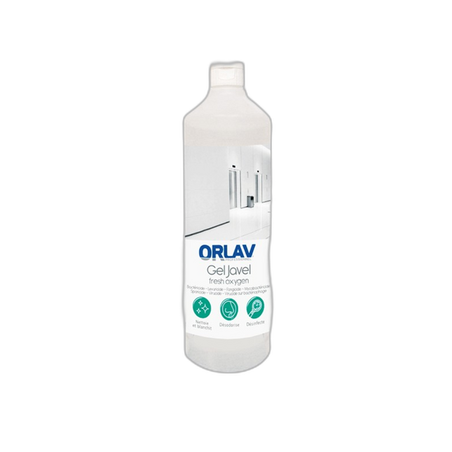 ORLAV Gel WC Javel Fresh Oxygen - Désinfectant 1L