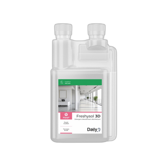 DailyK Freshysol 3D Nettoyant Désinfectant 3-en-1 1L