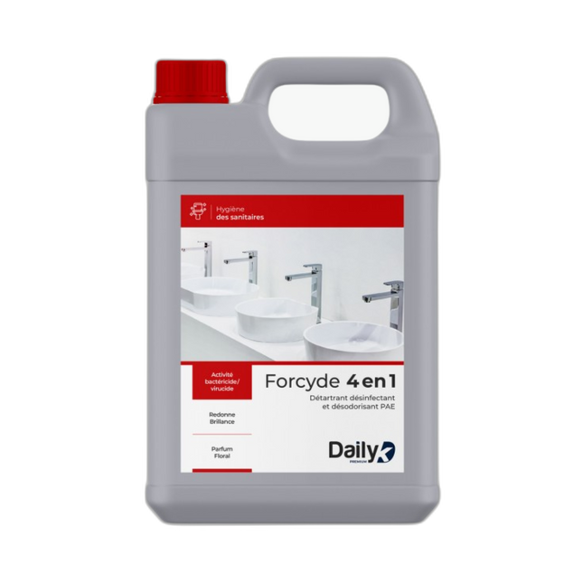 DailyK Forcyde 4en1 - Détartrant Désinfectant 5L