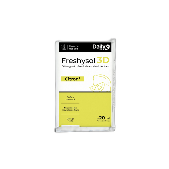 DailyK Freshysol 3D - Détergent Désinfectant Sols 20ml