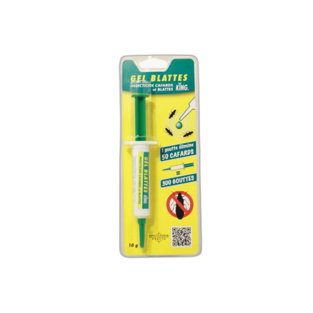 KING Gel Anti-Blattes et Cafards - Seringue 10g