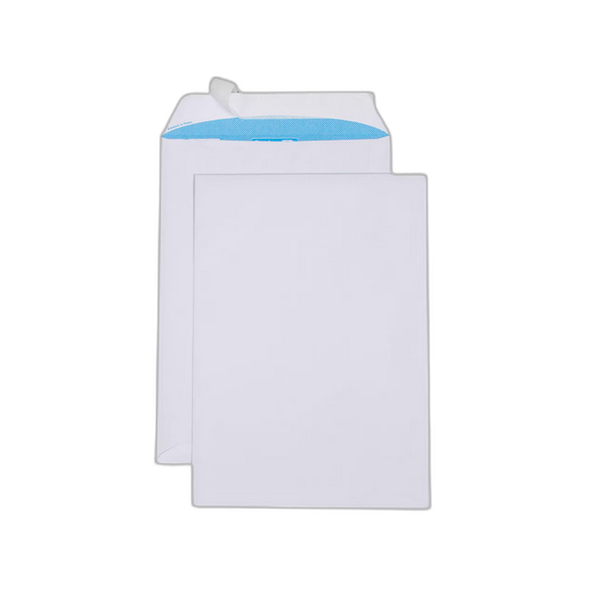 Pochette vélin blanche C4 229x324mm 100g sans fenêtre (x250)