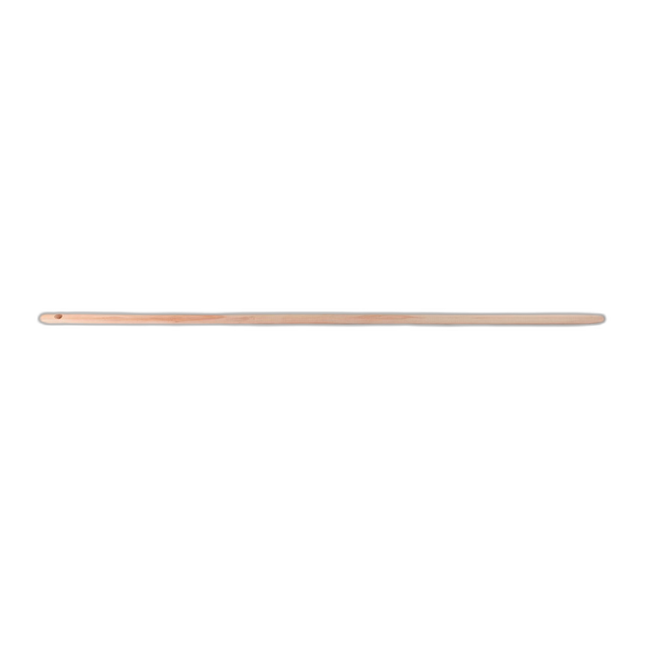 Manche balai bois 130cm Ø23.5mm sans embout