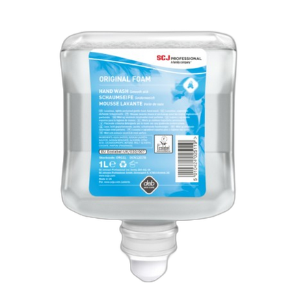 Mousse lavante mains corps écolabel parfumée 1l ORIGINAL FOAM -Ct 6 - image 1