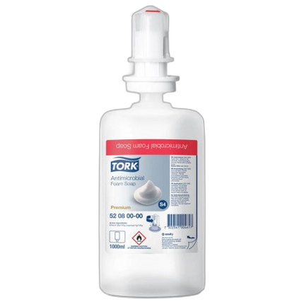Savon Mousse Antimicrobien 1L S4 TORK- Colis de 6 - image 1