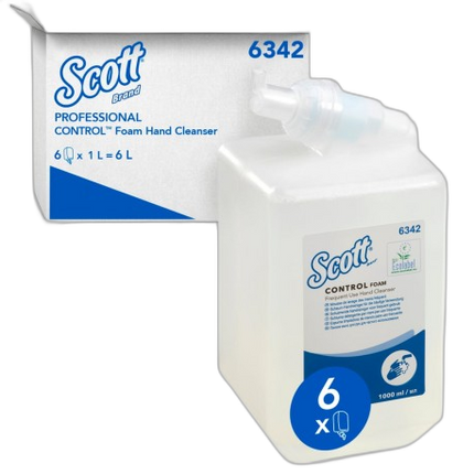 Mousse lavante usages frequantes SCOTT CONTROL 1L - Colis de 6 - image 1