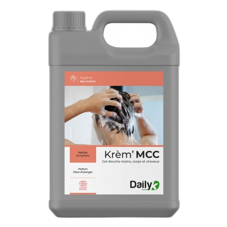 Gel douche corps cheveux Cosmos Ecocert KREM'MCC DAILYK GREEN-B 5L - image 1
