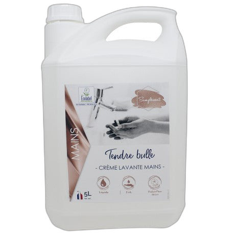 TENDRE BULLE Crème lavante mains SIMPLEMENT ECOLABEL - Bidon 5L - image 1