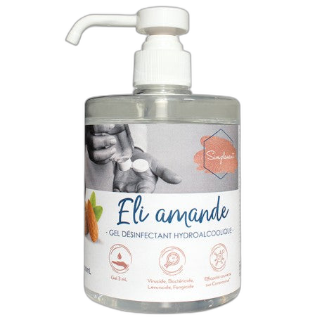 Gel hydroalcoolique ELI parfumé 223 - Flacon pompe 500ml - image 1