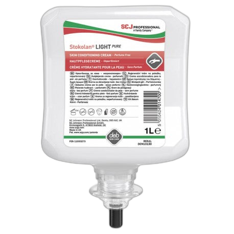 Crème hydratante mains recharge 1l STOKOLAN LIGHT PURE-Ct 6 - image 1