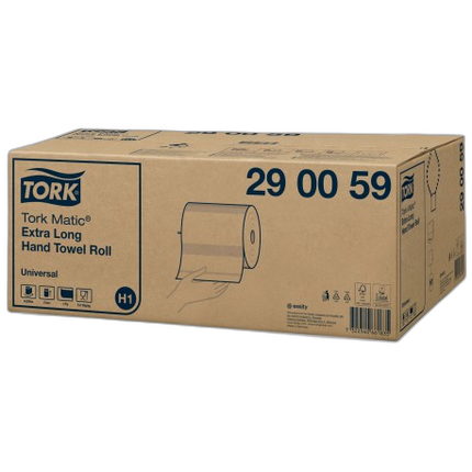 Essuie-mains rouleau 1pl Tork Matic H1- 290059 - 280M ECOLABEL - Ct 6 - image 1