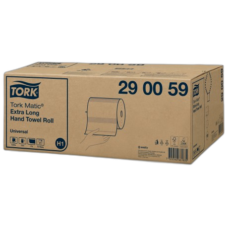 Essuie-mains rouleau 1pl Tork Matic H1- 290059 - 280M ECOLABEL - Ct 6 - image 1