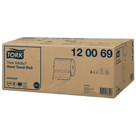 Essuie-Mains Tork Matic®H1-120069-ECOLABEL Rouleaux 150 m - Ct 6 rlx - image 1