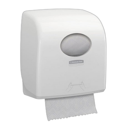 Distributeur essuie-mains rouleaux 190m AQUARIUS SLIMROLL blanc - image 1