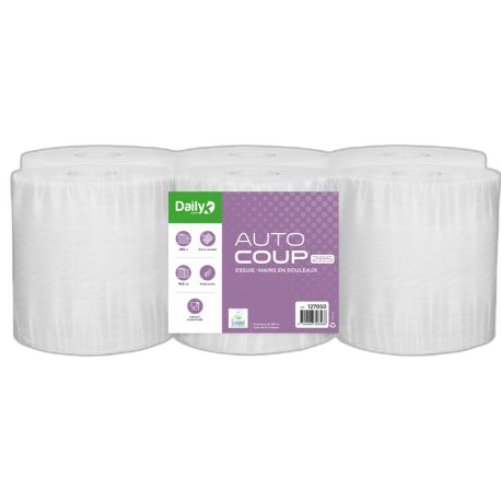 Essuie-mains blanc 285m écolabel AUTOCOUP 285 DAILYK GREEN-Ct 6 rlx - image 1