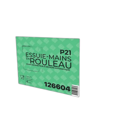 AUTOCOUP P21 Essuie-mains p. ouate blanc 150m - 6 rlx - image 1