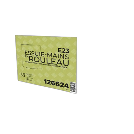 AUTOCOUP E23 Essuie-mains p. ouate blanc 140m - 6 rlx - image 1