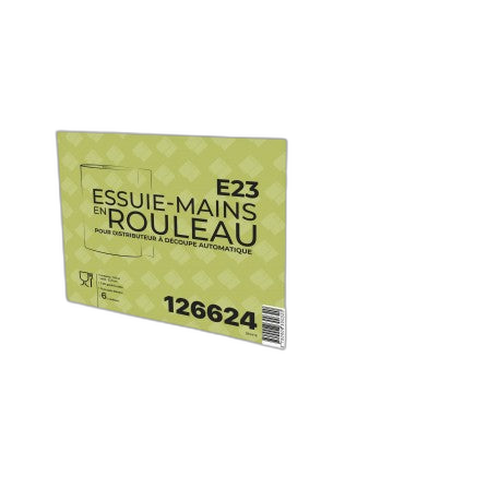 AUTOCOUP E23 Essuie-mains p. ouate blanc 140m - 6 rlx - image 1