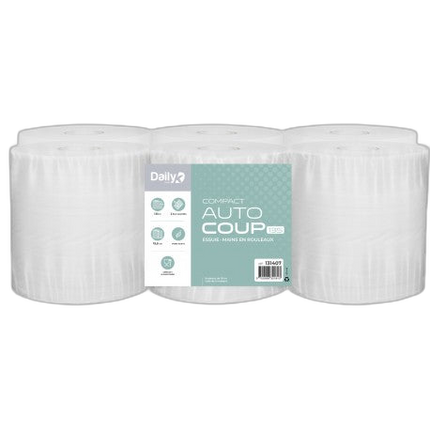 EM  blanc 135m AUTOCOUP 135 COMPACT ECOLABEL Dailyk Start - 6 rlx - image 1