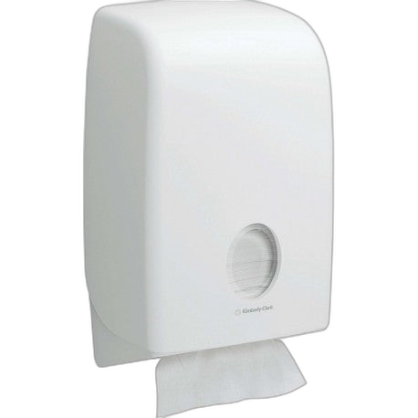 Distributeur essuie-mains pliés interfoliés AQUARIUS blanc - image 1