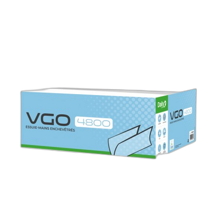 Essuie-mains V blanc Ecolabel VGO 4800 Dailyk Green - Colis 4800 fts - image 1