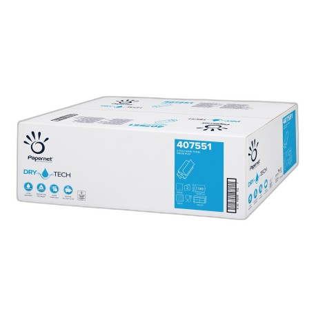EMP 2 pl. g/c en Z pure ouate blanc Dry Tech 20,5x24cm - Ct de 2600 - image 1