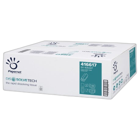 EMP 2 pl. g/c en Z pure ouate DISSOLVETECH 20x24cm - Ct de 4000 - image 1