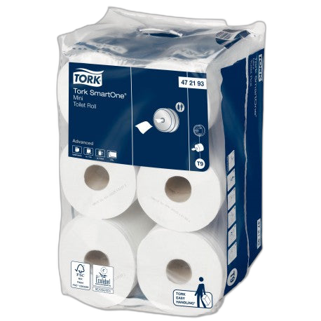 PH Tork SmartOne® Mini blanc 2 plis T9 620fts- ECOLABEL - Colis de 12 - image 1