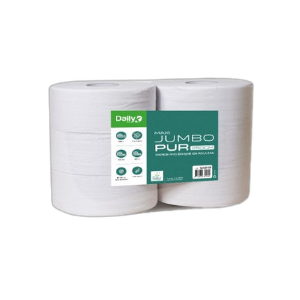 PH lisse blanc MAXI JUMBOPUR 350 Dailyk Green - 6 rlx - image 1
