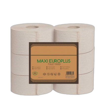 PH MAXI JUMBO EUROCEL 240m Gaufré Ecolabel Havane - 6 rlx - image 1